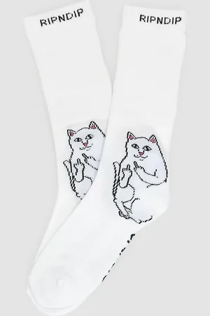Rip N Dip Lord Nermal Socks Socks hvid
