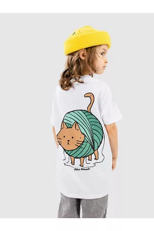 Blue Tomato Yarned Around Kids T-shirt hvid