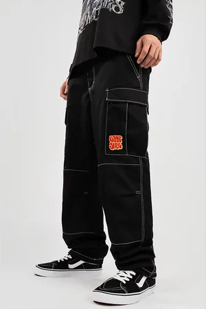 Empyre Sk8 Cargo Emb Stitch Bukser sort