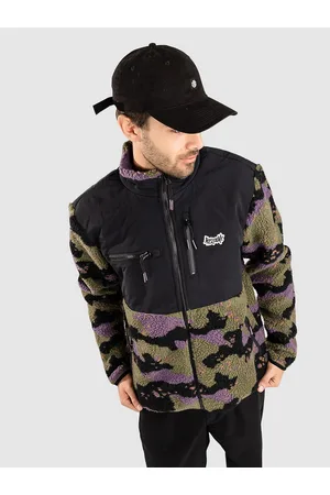 Welcome Cloak Sherpa Fleece Hættetrøje med lynlås brun