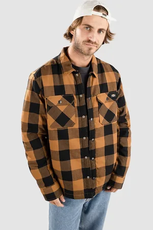 Dickies Lined Sacramento Skjorte brun