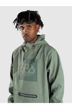 686 Waterproof Shred Hoodie grøn