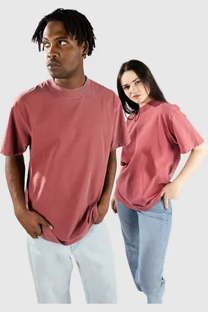 Shaka 7.5 Max Heavyweight Garment Dye T-shirt rød