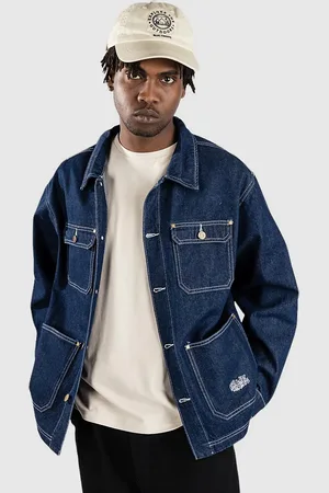 Blue Tomato Denim Chore Jakke blå