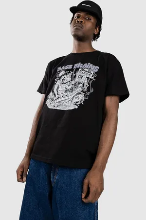 Brixton Bass Brains Monster T-shirt sort