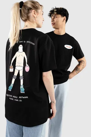 BROTHER MERLE Freedom T-shirt sort