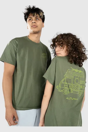 Autumn Headwear Home T-shirt grøn