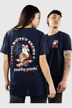 PARTY PANTS Shred Eagle T-shirt blå