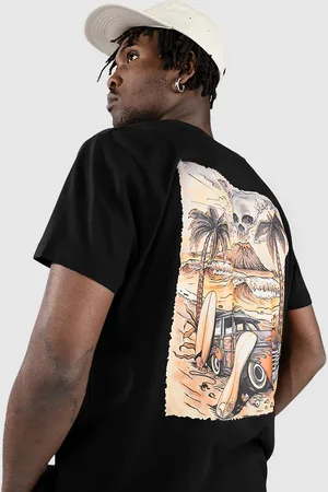 Blue Tomato Volcano Skull T-shirt sort