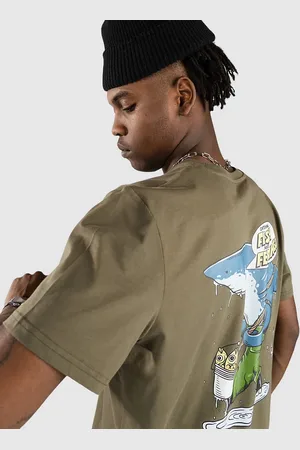 Blue Tomato Fish Not Feelings T-shirt grøn
