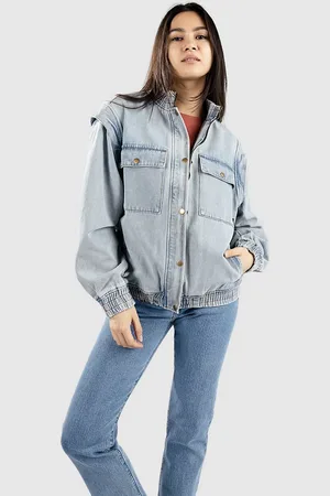Blue Tomato Oversized Bomber blå