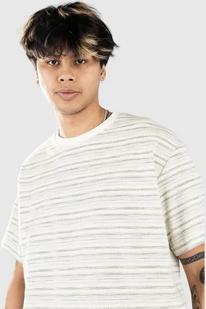 Fat Moose Coral Structured T-shirt blå