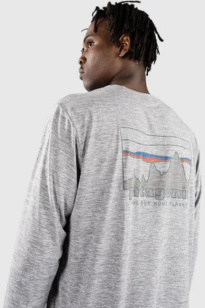 Patagonia Cap Cool Daily Graphic Langærmet t-shirt grå