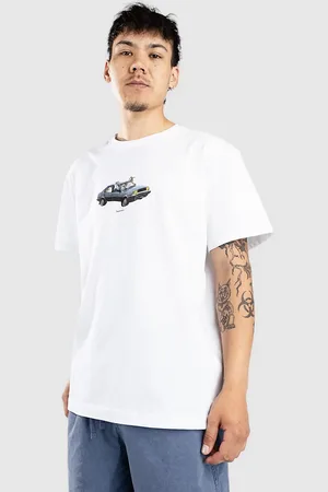 Cleptomanicx Carsharing T-shirt hvid