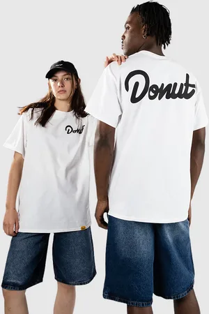 Donut Og Logo T-shirt hvid