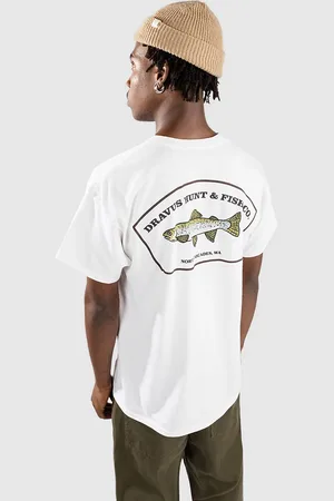 Dravus Hunt And Fish T-shirt hvid