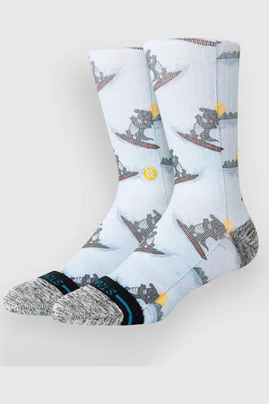 Stance Later Gator Crew Socks blå