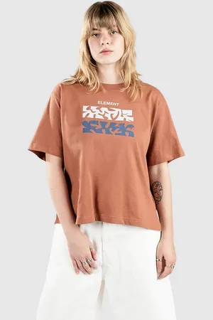 Element Texture T-shirt brun