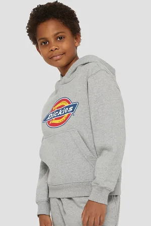 Dickies Logo Kids Hættetrøje grå