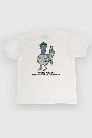 Empyre Poking Around Kids T-shirt hvid