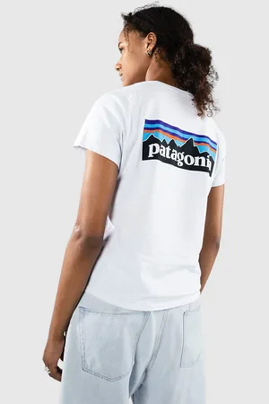 Patagonia P-6 Logo Responsibili T-shirt hvid