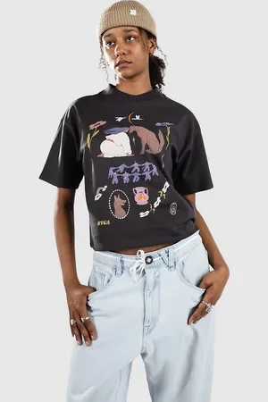 RVCA Gabrielle Monceaux Kinney T-shirt sort