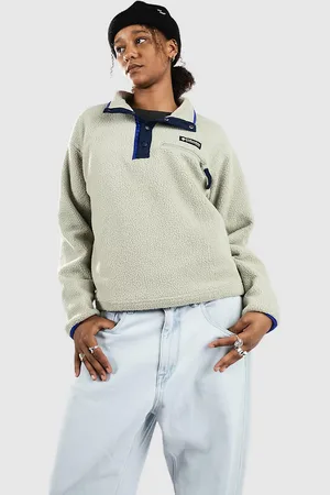 Columbia Helvetia II Cropped Half Snap Fleece Hættetrøje med lynlås grøn