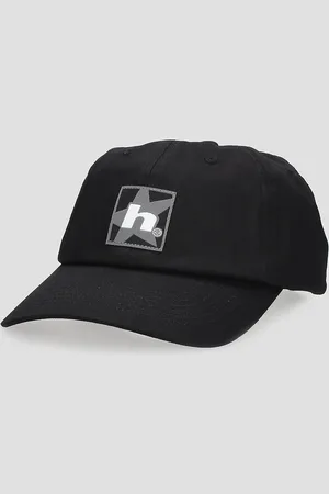 Huf Star Box Logo 6 Panel Cv Kasket sort