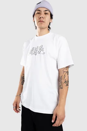 Huf Outlines T-shirt hvid