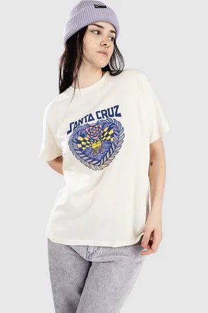 Santa Cruz Heart Set Front T-shirt hvid