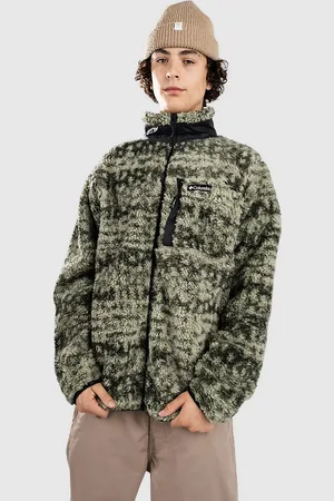 Columbia Winter Pass Printed Fleece II Hættetrøje med lynlås grøn