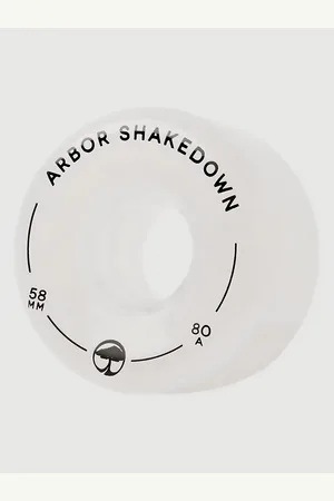 Arbor Shakedown 80a 58mm Wheels hvid