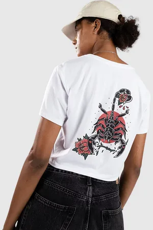 Empyre Scorpio Cropped T-shirt hvid