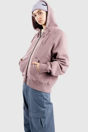 Carhartt Taos Hættetrøje med lynlås pink