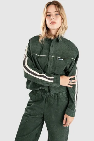 Quiksilver Uni Cord Skjorte grøn
