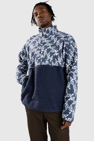Patagonia Retro Pile 1/2 Snap Fleecejakke blå