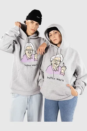 BROTHER MERLE Betty 6 Hættetrøje grå