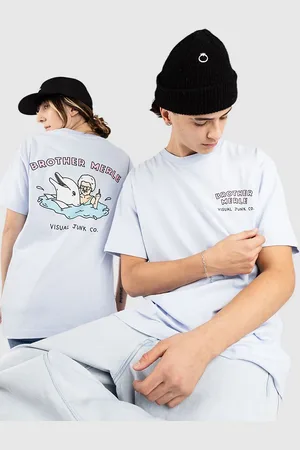 BROTHER MERLE Dolphin T-shirt blå