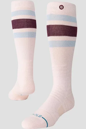 Stance Boyd Mid Wool Snow Tech strømper pink