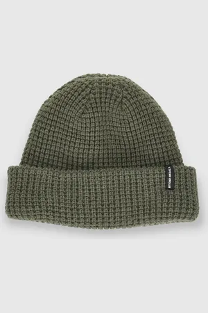 BEYOND Waffle Beanie grøn