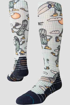 Stance Feeling Pickled Mid Poly Snow Tech strømper mønster