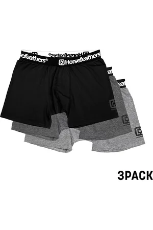 Horsefeathers Dynasty 3Pk Boksershorts grå