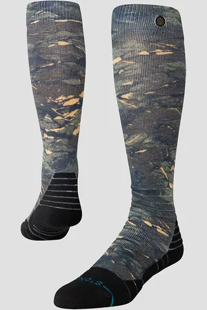 Stance Rompin Mid Poly Snow Tech strømper mønster