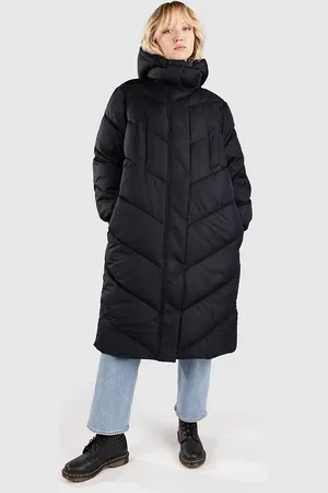 Volcom Alldaylong Puffer Jakke sort