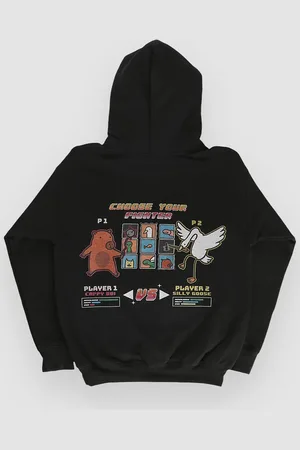 A.Lab Choose Your Fighter Kids Hættetrøje sort