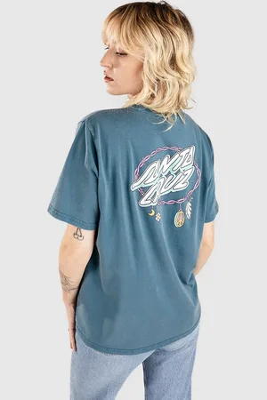 Santa Cruz Barbed Oval Dot T-shirt blå