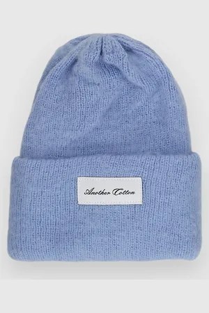 Another Cotton Lab Mohair Beanie blå
