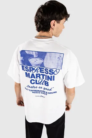 Another Cotton Lab Espresso Martini T-shirt hvid