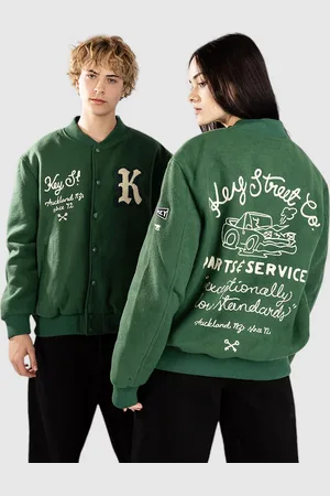 Key Street Work Varsity Jakke grøn