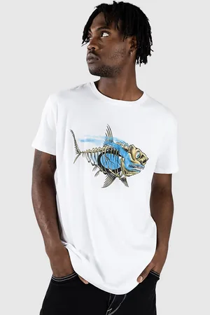 Blue Tomato Shark Skeleton T-shirt hvid